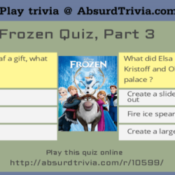 Frozen trivia questions with answers