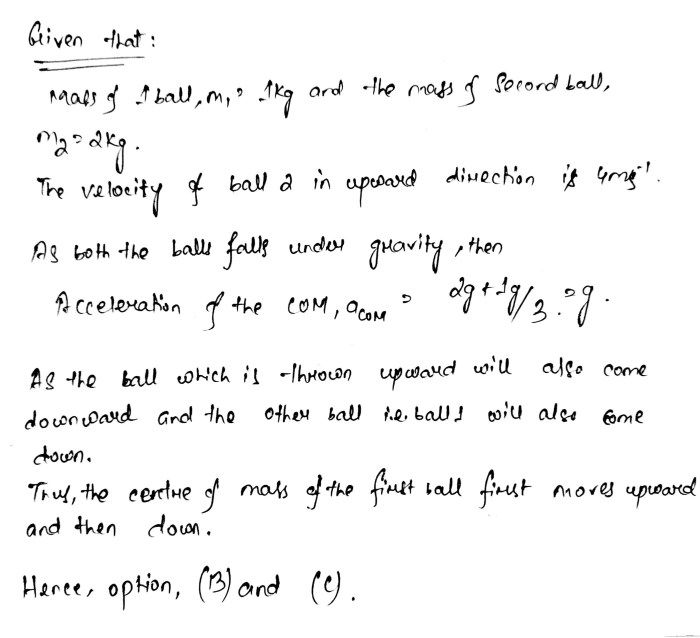 A ball of mass 0.220 kg that is moving