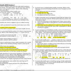 Ati community health proctored exam