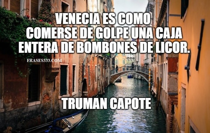 Frases de venecia en italiano