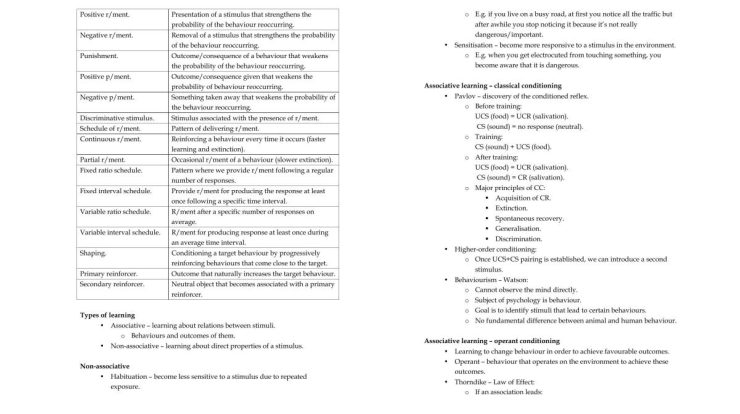 Psychology 101 exam 1 answer key