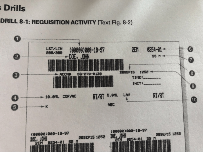 Skills drill 10-1 requisition activity