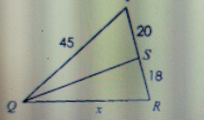 Bisector theorem