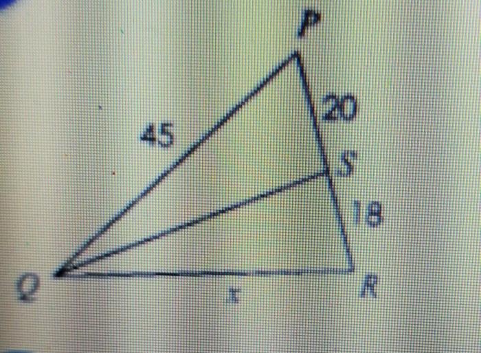 Bisector theorem