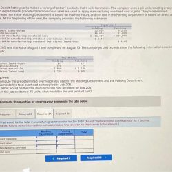 Landen corporation uses a job-order costing system