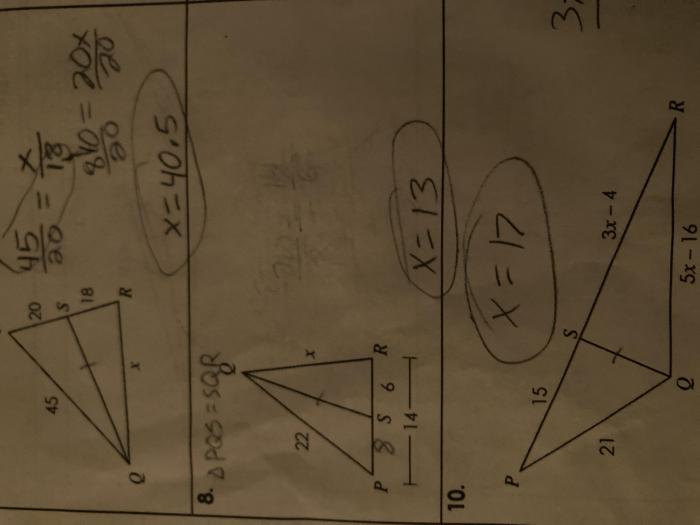 Bisector angle theorem