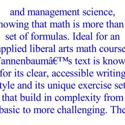 Excursions in modern mathematics 10th edition