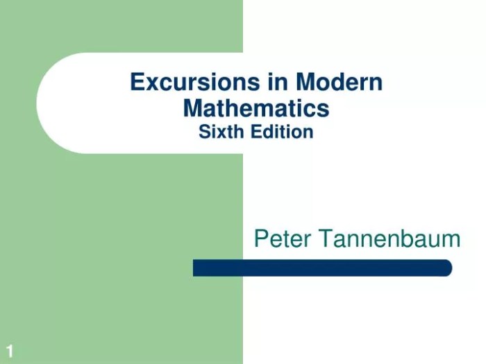 Excursions in modern mathematics 10th edition