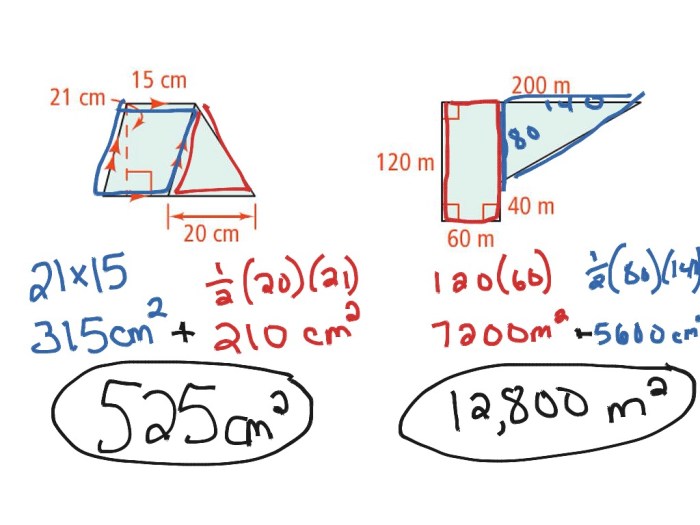 Area of triangles and parallelograms assignment